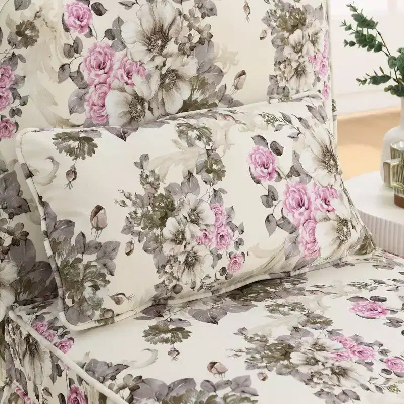Chaise de salle à manger élégante Okak en flanelle, chaise d'appoint avec coussin moelleux, chaise de salon avec oreiller assorti pour le salon ou la chambre à coucher