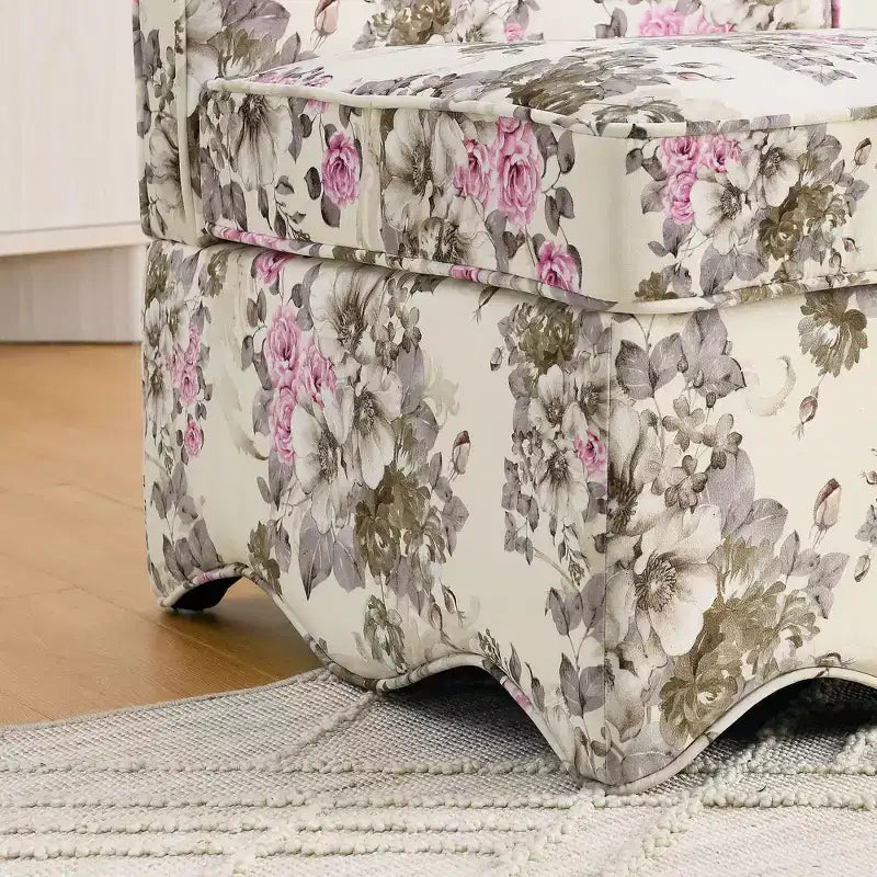 Chaise de salle à manger élégante Okak en flanelle, chaise d'appoint avec coussin moelleux, chaise de salon avec oreiller assorti pour le salon ou la chambre à coucher