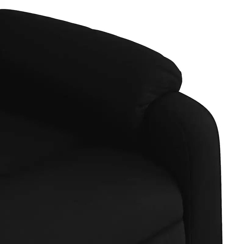 Fauteuil inclinable de massage pour salon, 6 points de vibration réglables, tissu noir