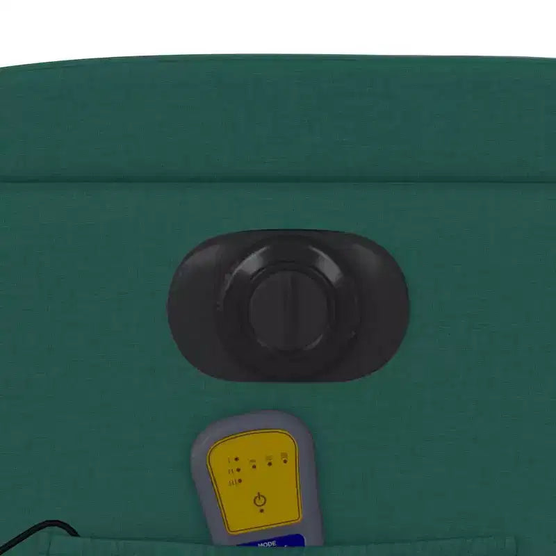 Fauteuil inclinable de massage électrique vert foncé