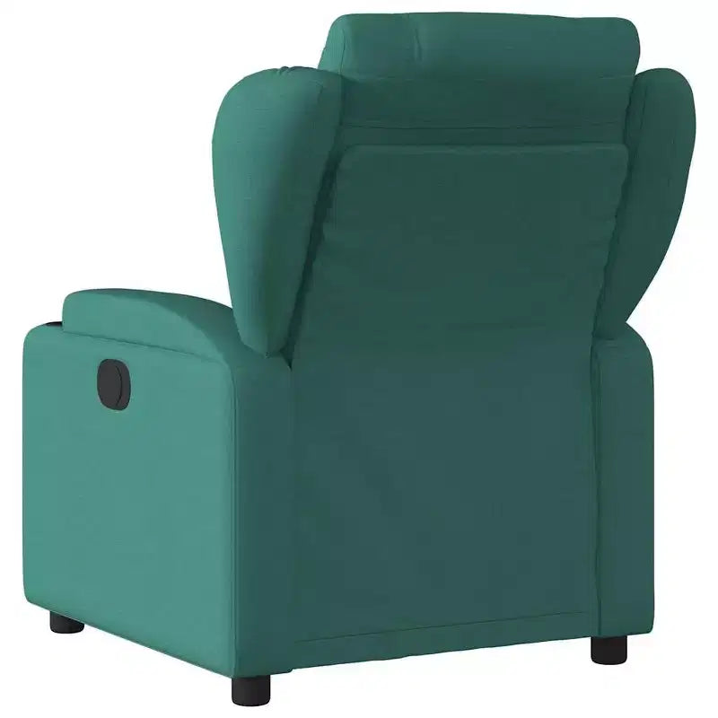 Fauteuil inclinable de massage électrique vert foncé