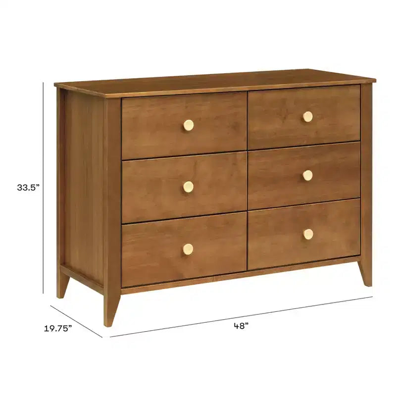 Commode double à 6 tiroirs Babyletto Sprout
