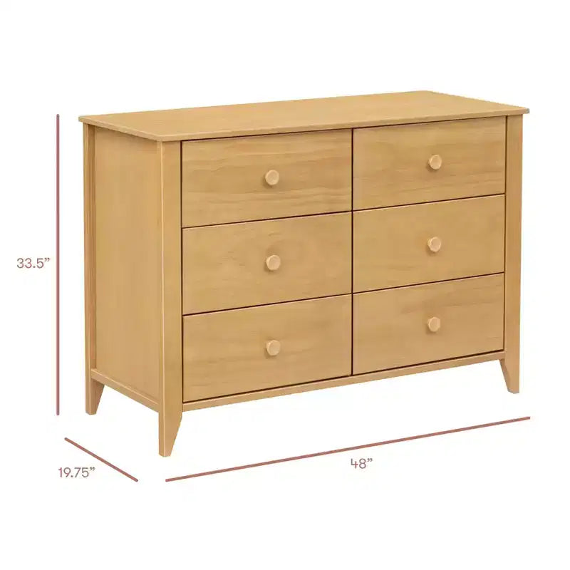 Commode double à 6 tiroirs Babyletto Sprout