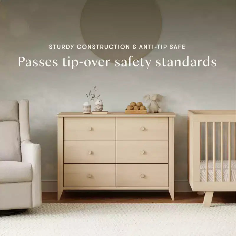 Commode double à 6 tiroirs Babyletto Sprout
