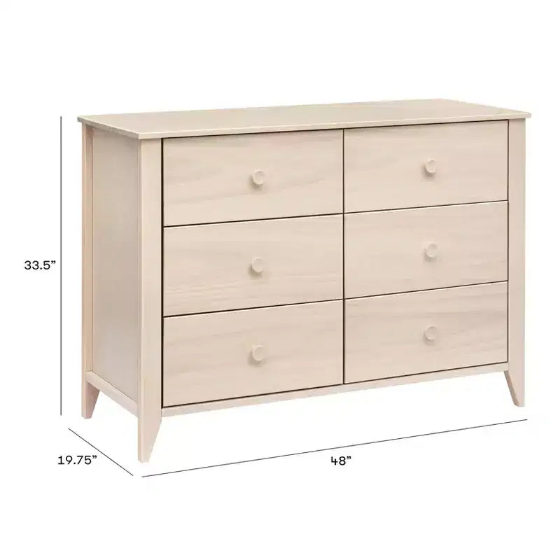 Commode double à 6 tiroirs Babyletto Sprout
