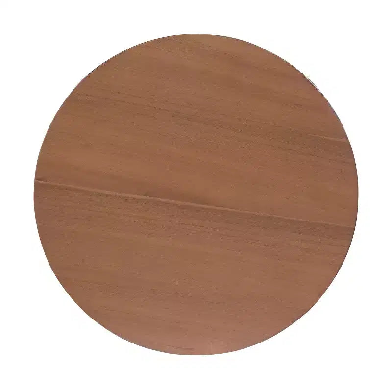 1 table d'appoint moderne en bois, table d'appoint circulaire pour salon, chambre à coucher, décoration intérieure moderne