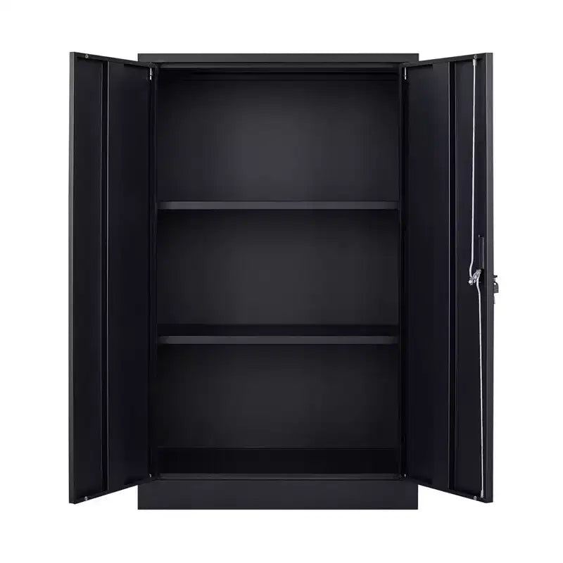 Armoire de rangement 42 avec portes verrouillables, étagère réglable, armoire de classement pliante en métal pour bureau, maison, école, garage