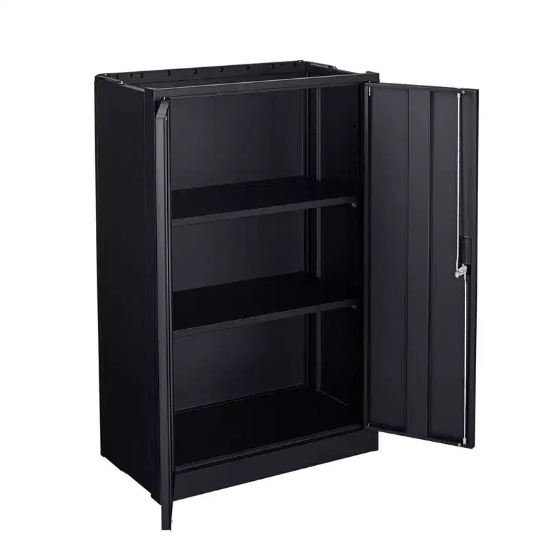 Armoire de rangement 42 avec portes verrouillables, étagère réglable, armoire de classement pliante en métal pour bureau, maison, école, garage