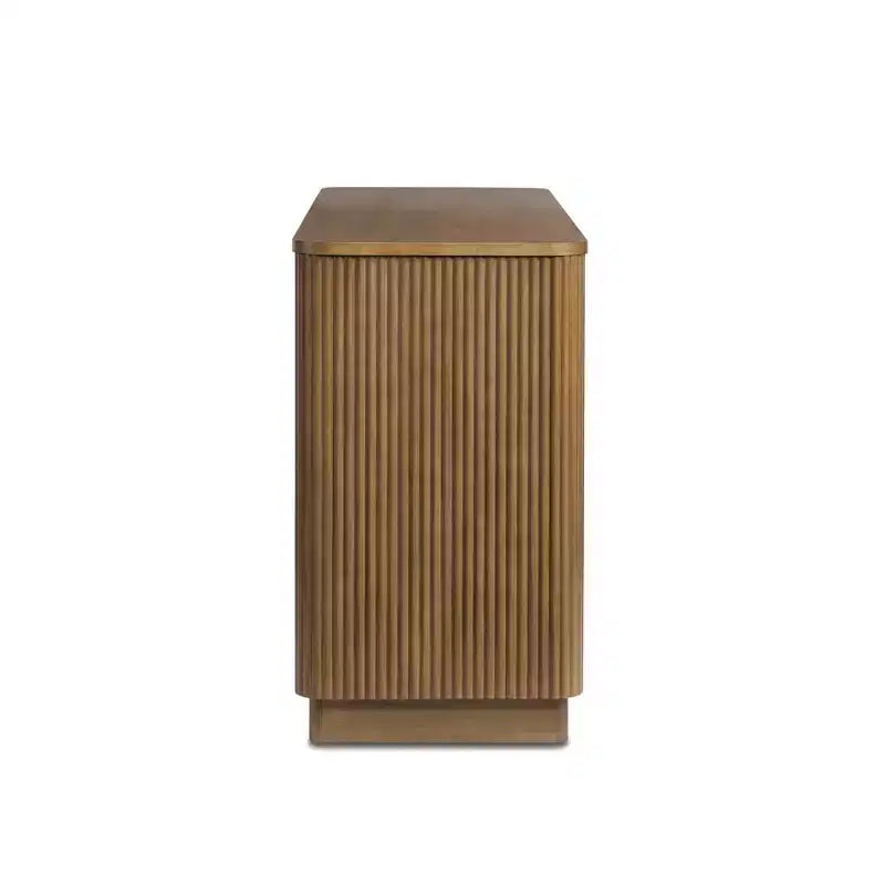Teamson Home Potomac Commode à 6 tiroirs en bois massif de style bohème moderne avec rangement profond, ouverture par pression et bords arrondis