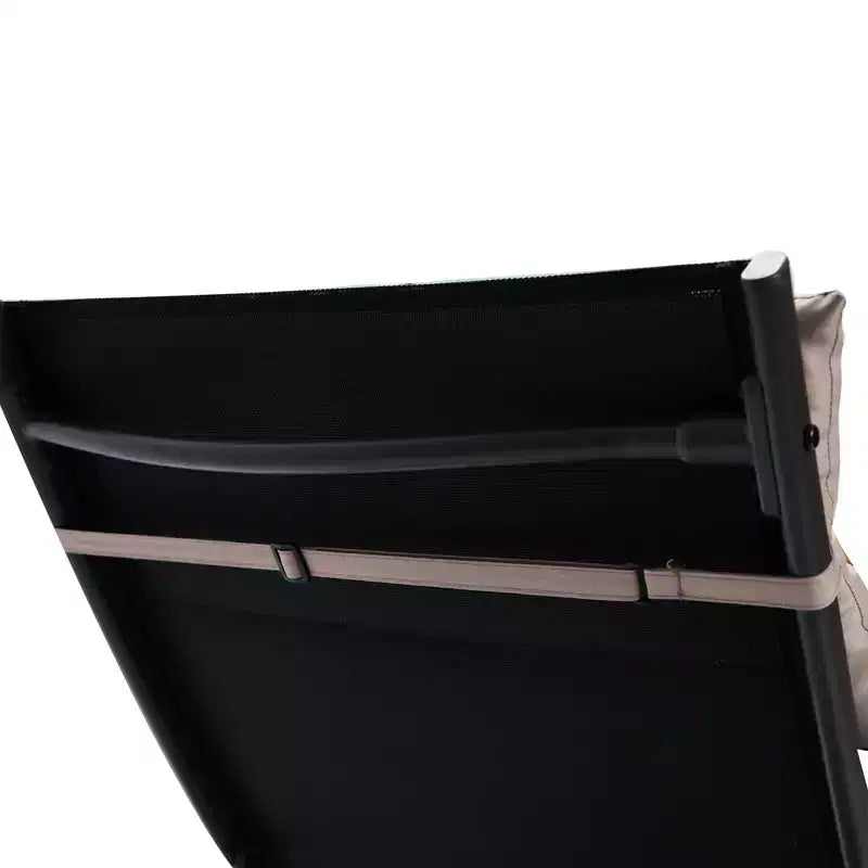 2 Coussins de chaise longue, Coussins de rechange pour chaise longue d'extérieur, Coussin d'assise pour mobilier de terrasse, Coussin de chaise longue Kaki