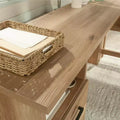 Bureau d'angle en bois de style fermier Merlene de GDFStudio avec tiroirs