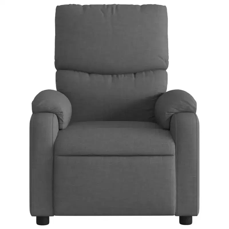 Fauteuil inclinable de massage en tissu crème