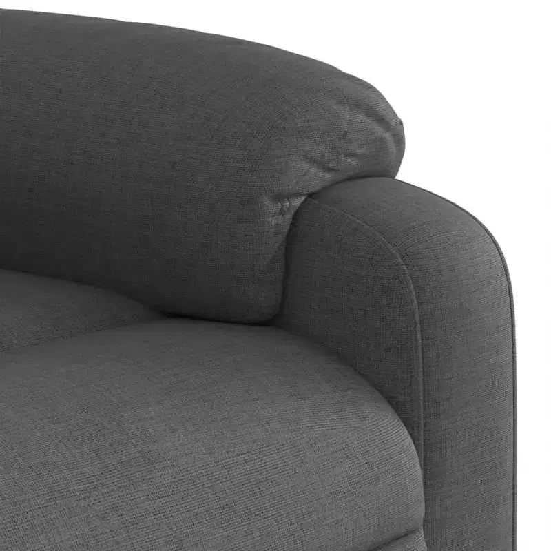 Fauteuil inclinable de massage en tissu crème
