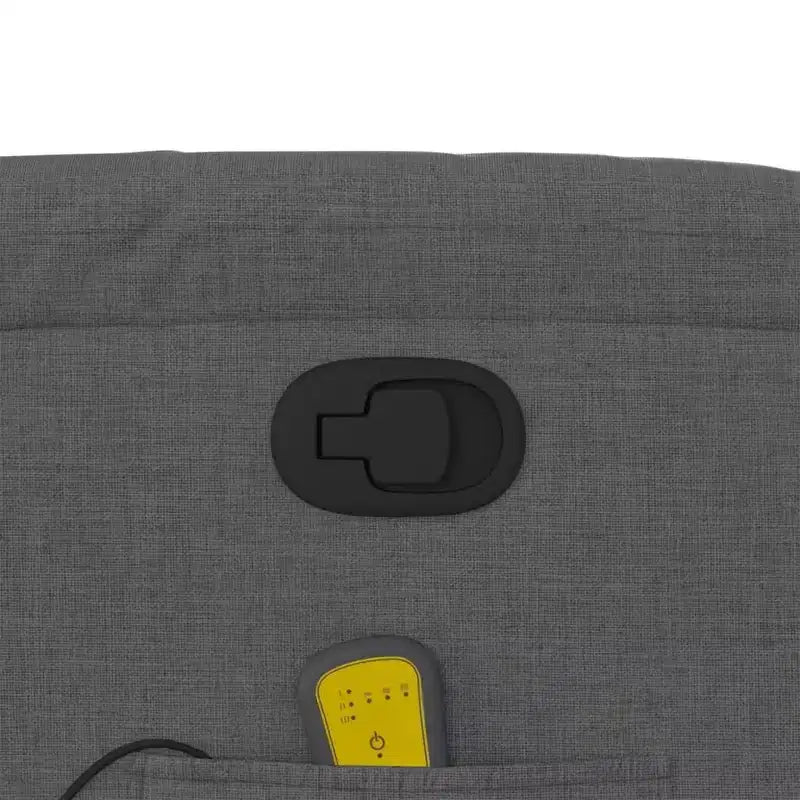 Fauteuil inclinable de massage en tissu crème