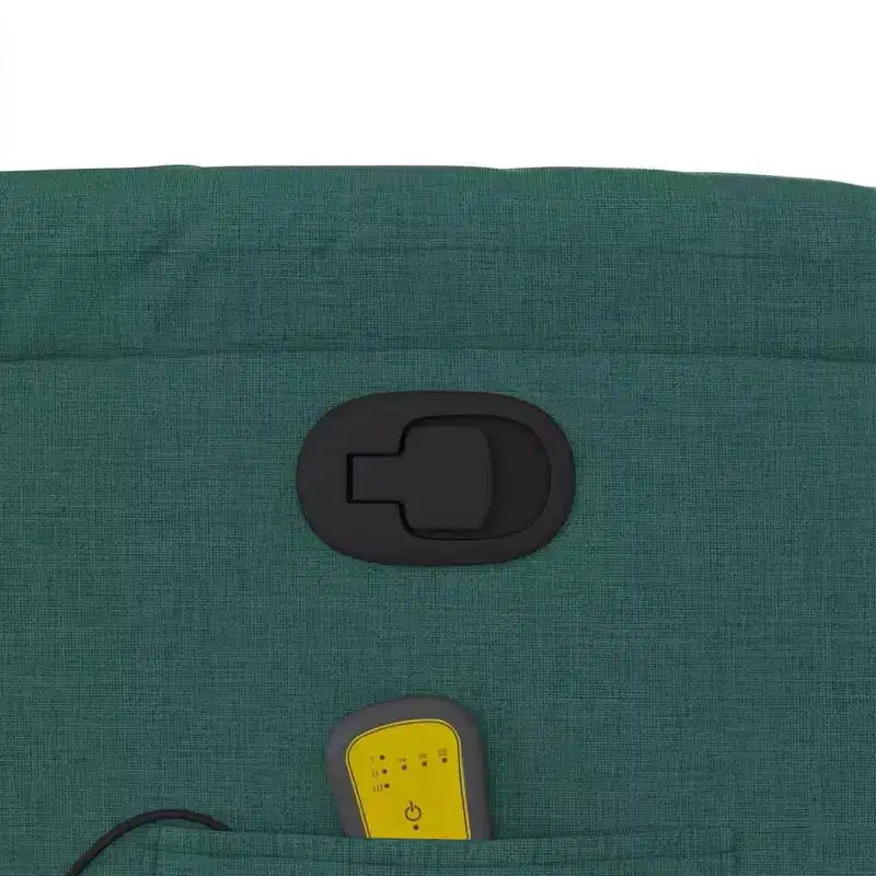 Fauteuil inclinable de massage en tissu crème