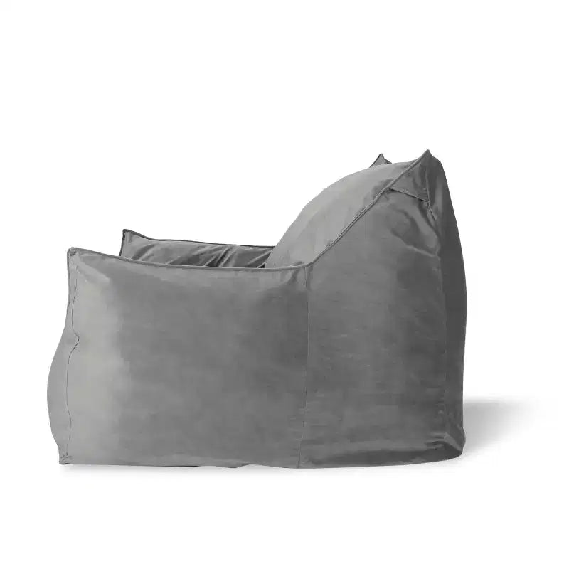 Pouf Géant Velours, Fauteuil de Sol Moelleux en Mousse à Mémoire de Forme pour un Confort Luxueux, Canapé Paresseux pour Salon, Chambre et Bureau