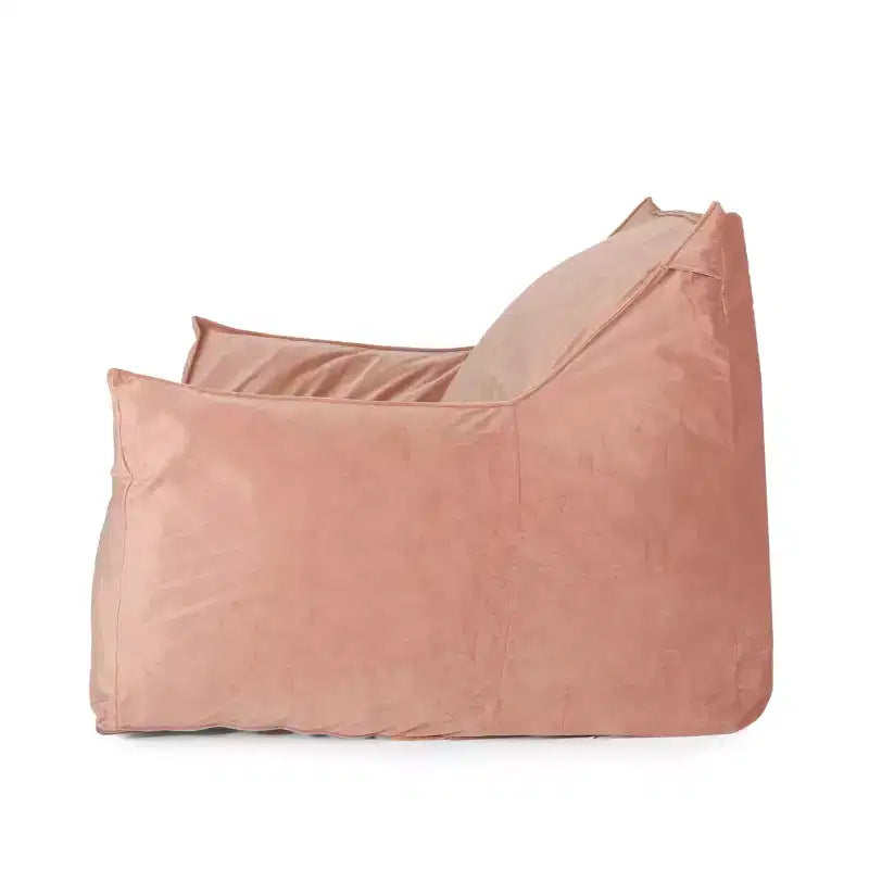 Pouf Géant Velours, Fauteuil de Sol Moelleux en Mousse à Mémoire de Forme pour un Confort Luxueux, Canapé Paresseux pour Salon, Chambre et Bureau