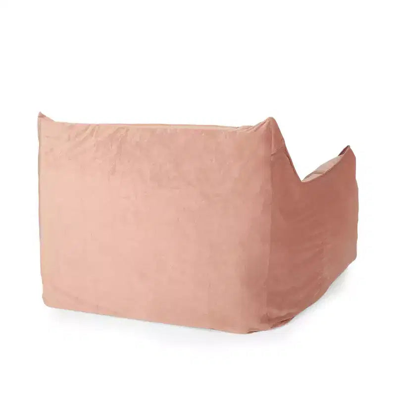 Pouf Géant Velours, Fauteuil de Sol Moelleux en Mousse à Mémoire de Forme pour un Confort Luxueux, Canapé Paresseux pour Salon, Chambre et Bureau