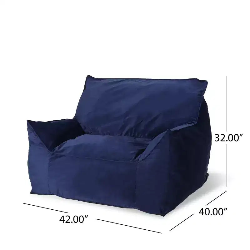 Pouf Géant Velours, Fauteuil de Sol Moelleux en Mousse à Mémoire de Forme pour un Confort Luxueux, Canapé Paresseux pour Salon, Chambre et Bureau