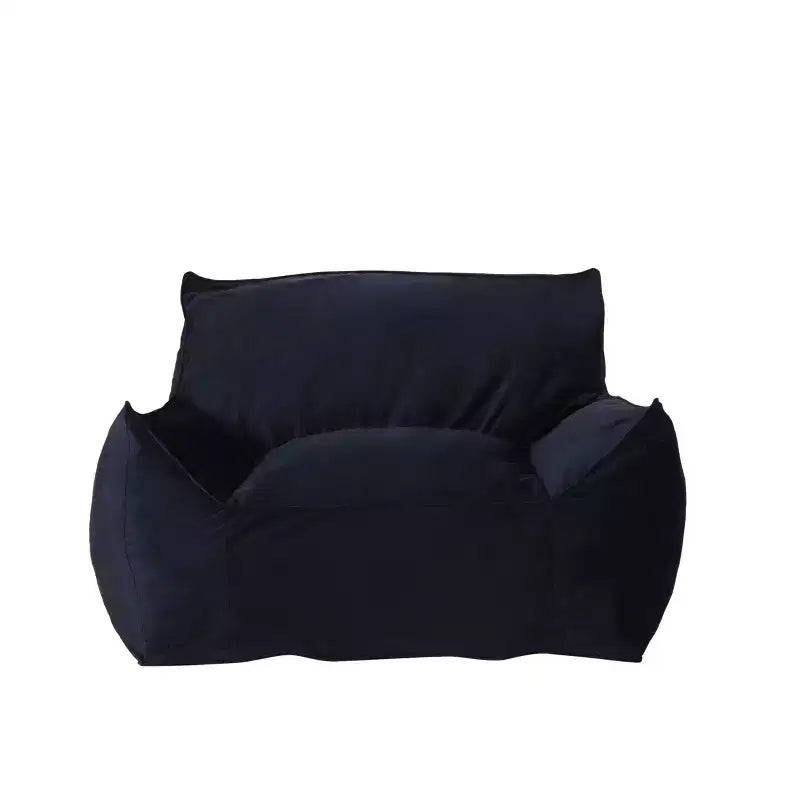Pouf Géant Velours, Fauteuil de Sol Moelleux en Mousse à Mémoire de Forme pour un Confort Luxueux, Canapé Paresseux pour Salon, Chambre et Bureau