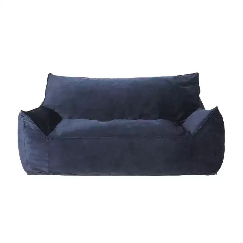 Pouf géant en chenille, grand fauteuil de sol avec accoudoirs pour une relaxation totale, chaise longue confortable pour le salon ou la chambre