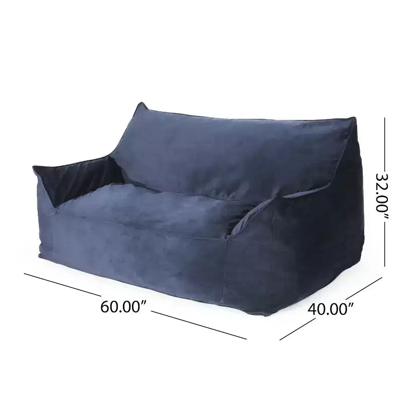 Pouf géant en chenille, grand fauteuil de sol avec accoudoirs pour une relaxation totale, chaise longue confortable pour le salon ou la chambre