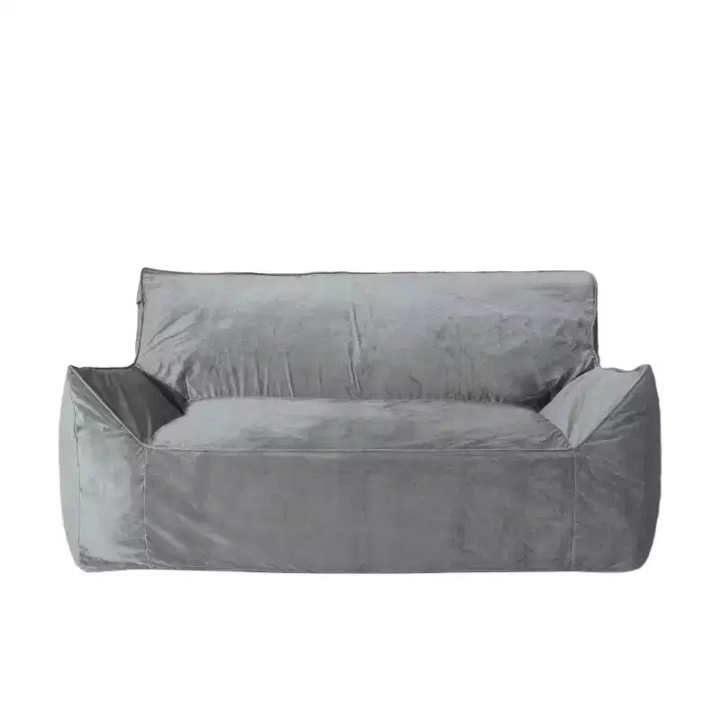 Pouf géant en chenille, grand fauteuil de sol avec accoudoirs pour une relaxation totale, chaise longue confortable pour le salon ou la chambre