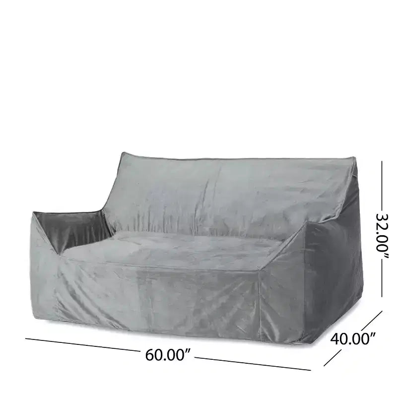 Pouf géant en chenille, grand fauteuil de sol avec accoudoirs pour une relaxation totale, chaise longue confortable pour le salon ou la chambre