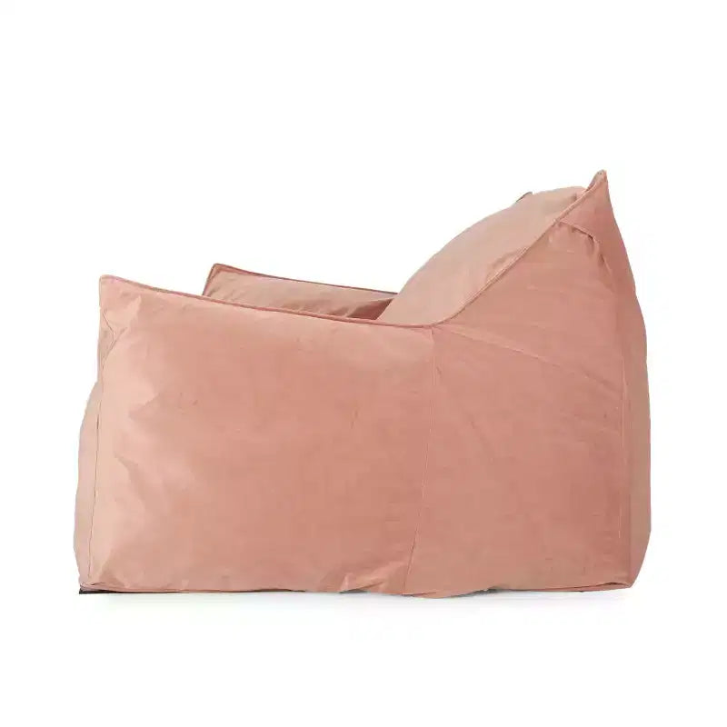 Pouf géant en chenille, grand fauteuil de sol avec accoudoirs pour une relaxation totale, chaise longue confortable pour le salon ou la chambre