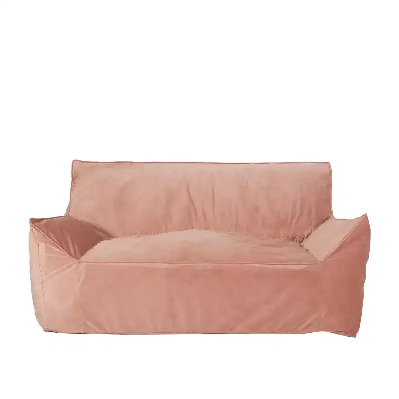 Pouf géant en chenille, grand fauteuil de sol avec accoudoirs pour une relaxation totale, chaise longue confortable pour le salon ou la chambre