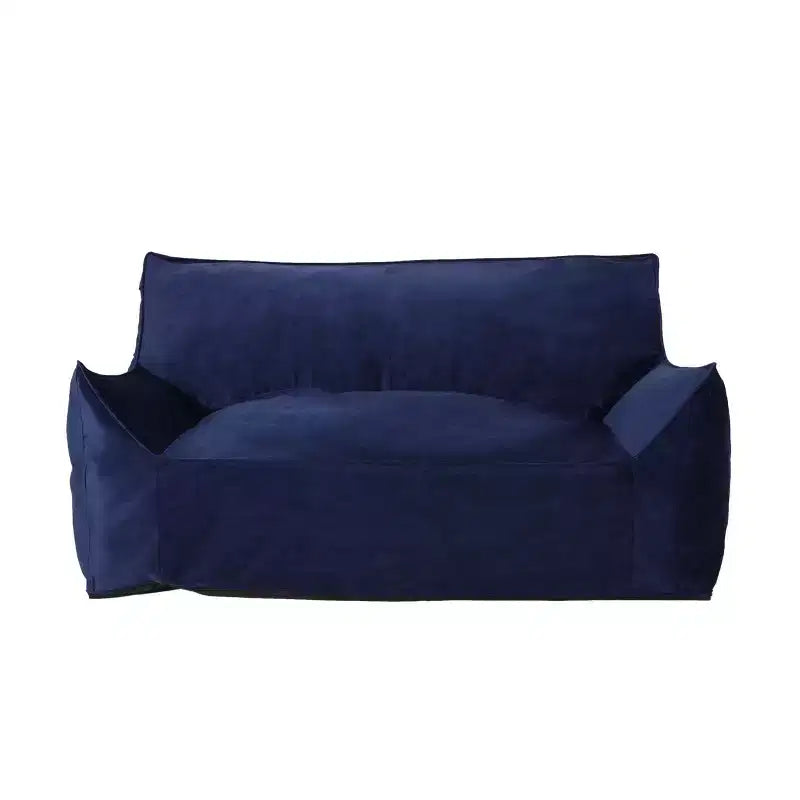 Pouf géant en chenille, grand fauteuil de sol avec accoudoirs pour une relaxation totale, chaise longue confortable pour le salon ou la chambre