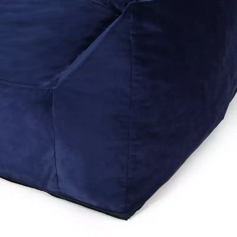 Pouf géant en chenille, grand fauteuil de sol avec accoudoirs pour une relaxation totale, chaise longue confortable pour le salon ou la chambre
