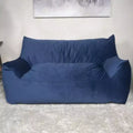 Pouf géant en chenille, grand fauteuil de sol avec accoudoirs pour une relaxation totale, chaise longue confortable pour le salon ou la chambre