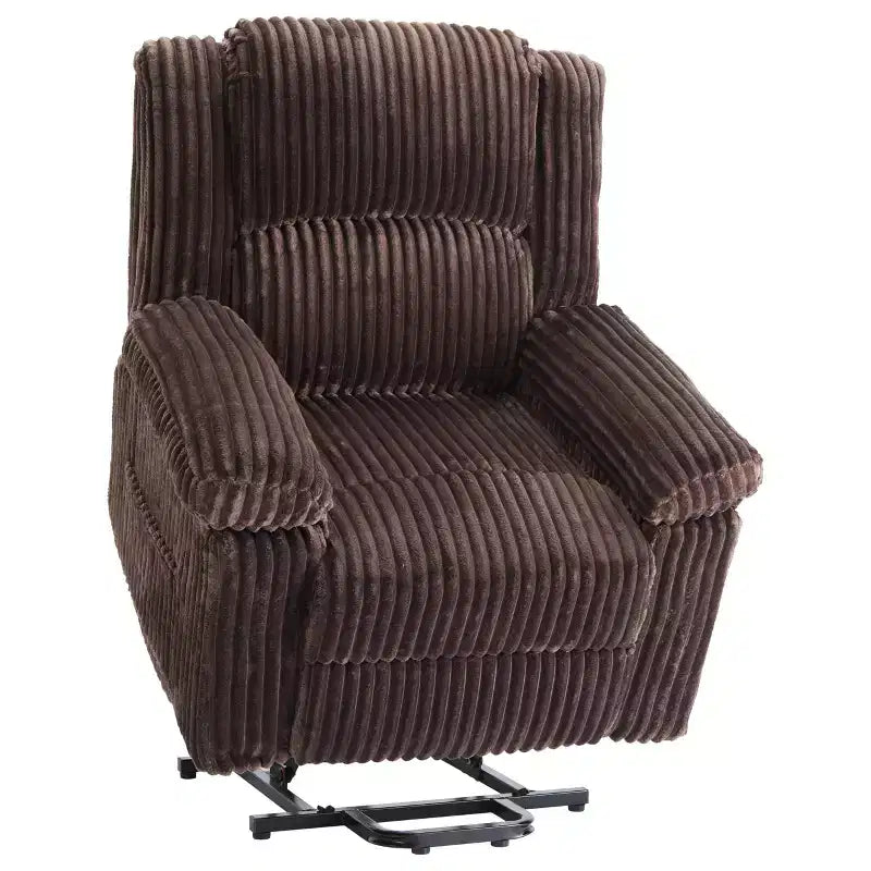 Fauteuil inclinable releveur électrique - Fonction chaleur et massage, Fauteuil releveur électrique avec positions réglables, Tissu polyester doux et Rembourrage intégral en éponge