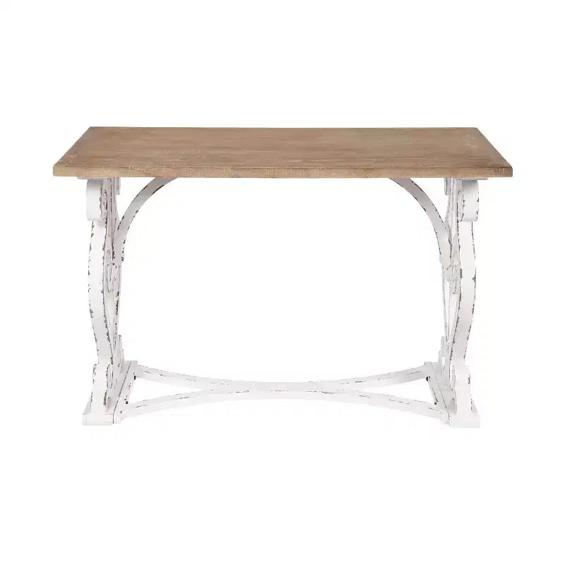 Bureau d'écriture rectangulaire en bois Kate and Laurel Wyldwood, 46x24x30, marron rustique